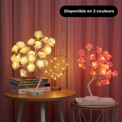 Rosélia - L’arbre lumineux aux 32 roses LED