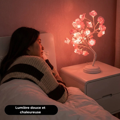 Rosélia - L’arbre lumineux aux 32 roses LED